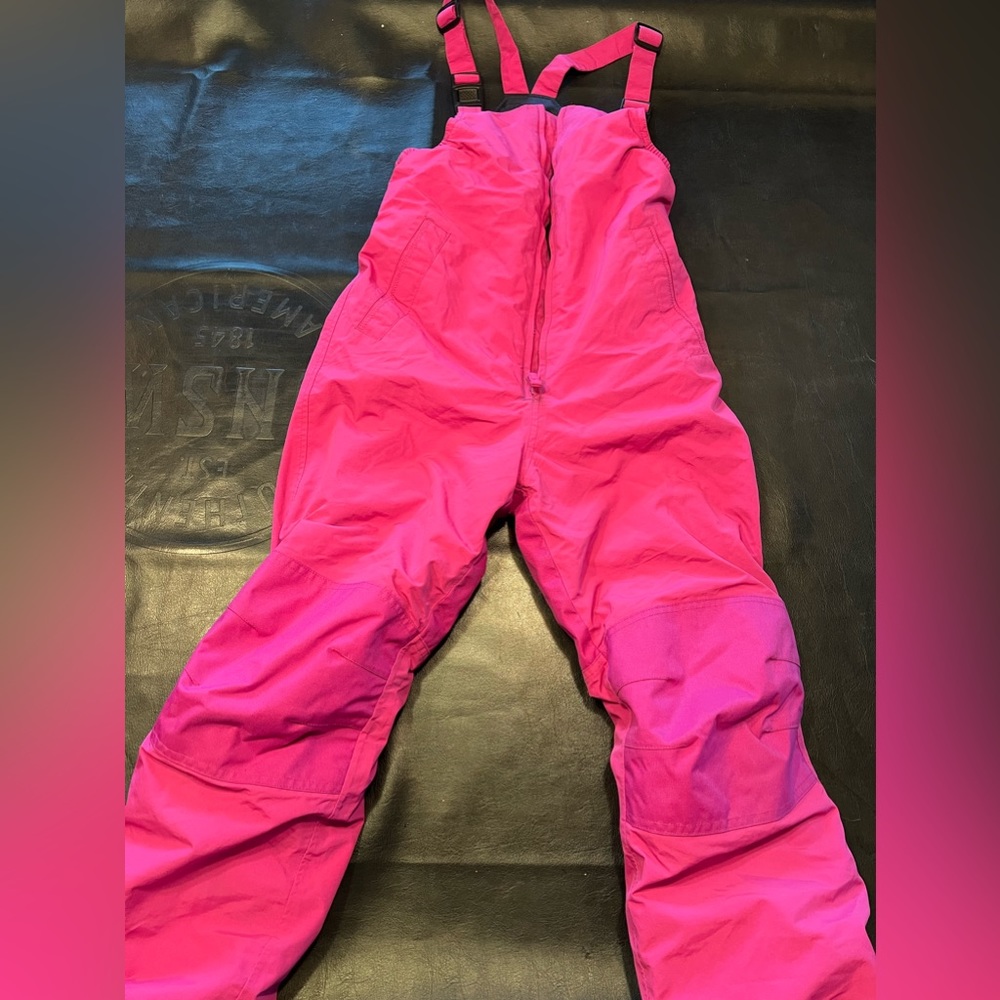 Girls size 12 Lands End Bib Snowpants
